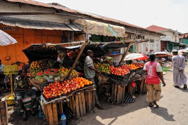 Eski kasabanın bir resmi Mombasa.