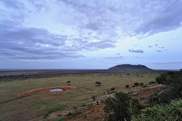Piękny Obraz Afrykańskiego Dzikiego Krajobrazu — Zdjęcie stockowe