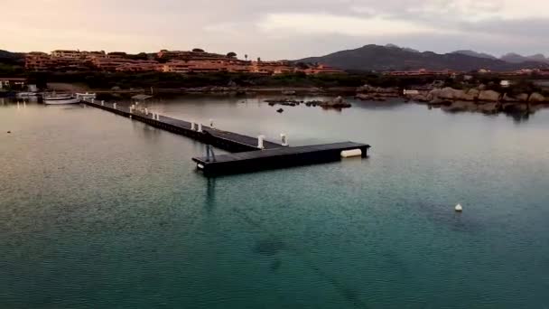 Безпілотний Вид Прекрасне Сардинське Місце — стокове відео