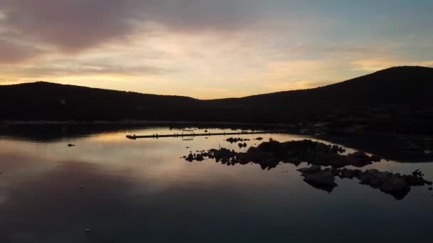 Egy Drónkép Egy Gyönyörű Szardíniai Helyről — Stock videók