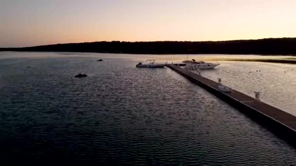 Uma Vista Drone Uma Bela Localização Sardenha — Vídeo de Stock