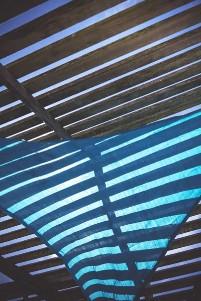 Деревянная Ткань Крыши Солнцезащитный Оттенок Абстрактная Текстура Качественное Фото — стоковое фото