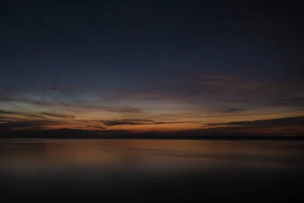 Panoramic View Seascape Sunset Atlantic Ocean Woodland State Park Long — Foto Stock