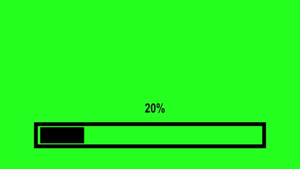 Betöltés Bar Letöltés Barloading Screen Progress Animation Betöltés Transzfer Letöltés — Stock videók