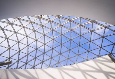 Çatı penceresi mimarisinin soyut görünümü