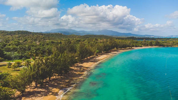 Seven Seas Beach Fajardo Puerto Rico Turquoise Waters Swimming Area — Foto Stock