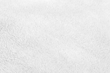 Beyaz, temiz yün dokusu arka planda. hafif doğal koyun yünü. Beyaz, pürüzsüz pamuk. Tasarımcılar için tüylü kürk dokusu. yakın plan beyaz yün halı..