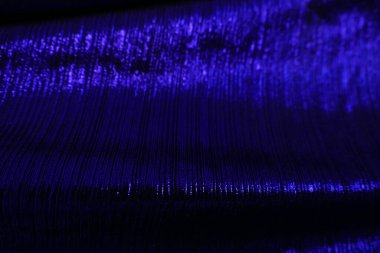 Blue velvet fabric texture used as background. Empty Bluefabric background of soft and smooth textile material. There is space for text.	