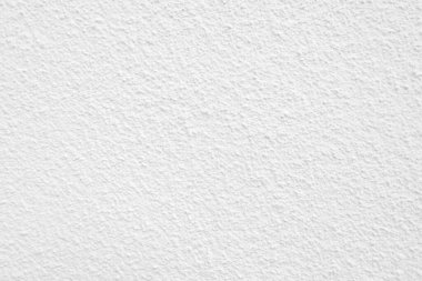 Beyaz beton duvarın pürüzsüz dokusu kaba bir yüzey, metin için boşluk, arkaplan için alan.
