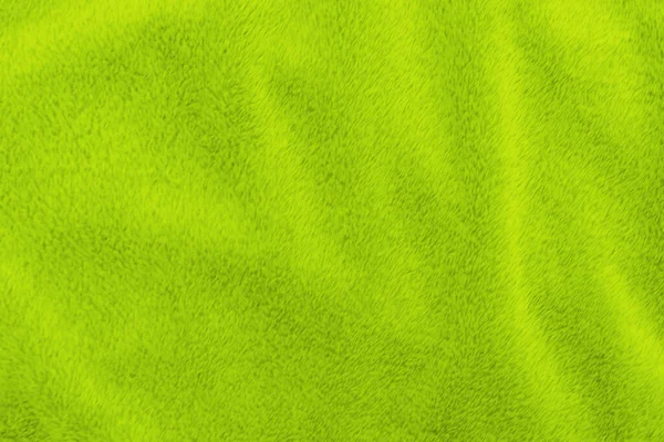 Lime Green Clean Wool Texture Background Light Natural Sheep Wool — ストック写真