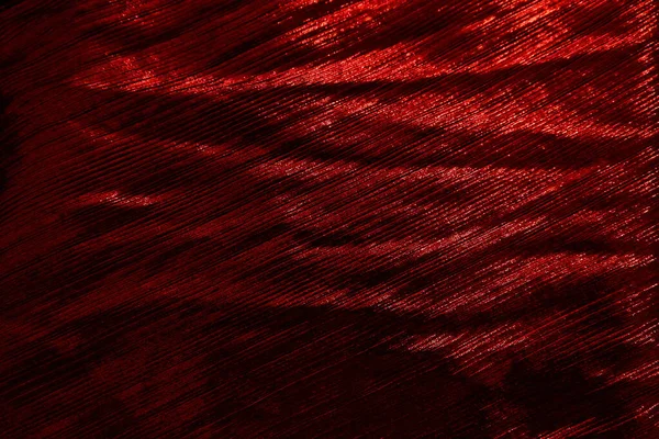 Red Reflect Velvet Fabric Texture Used Background Empty Red Fabric — Zdjęcie stockowe