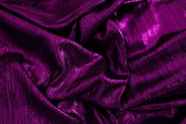 Purple Velvet Fabric Texture Used Background Empty Purple Fabric Background — стоковое фото