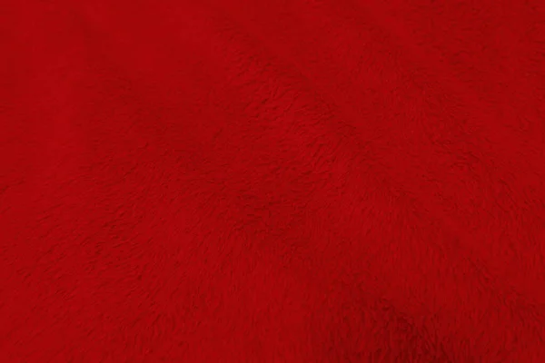 Rouge Texture Laine Propre Fond Laine Mouton Naturelle Légère Coton — Photo