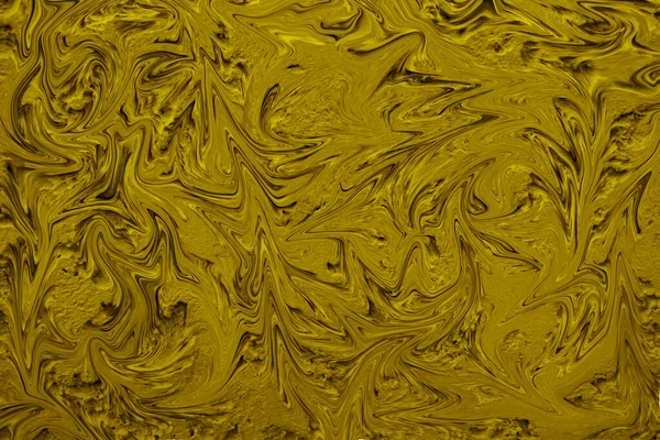 Textura Abstracta Pared Cemento Líquido Oro Una Superficie Rugosa Con — Foto de Stock