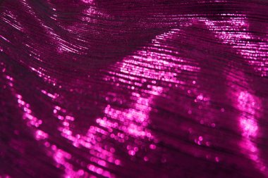 Purple velvet fabric texture used as background. Empty purple fabric background of soft and smooth textile material. There is space for text..	
