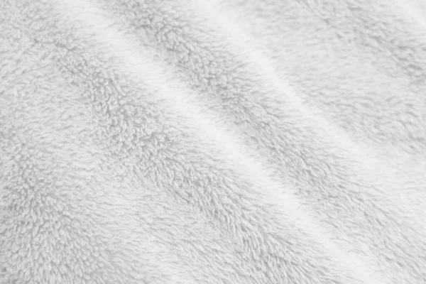 White Clean Wool Texture Background Light Natural Sheep Wool White — Fotografia de Stock