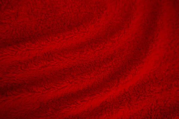 Red Clean Wool Texture Background Light Natural Sheep Wool Red — Stok fotoğraf