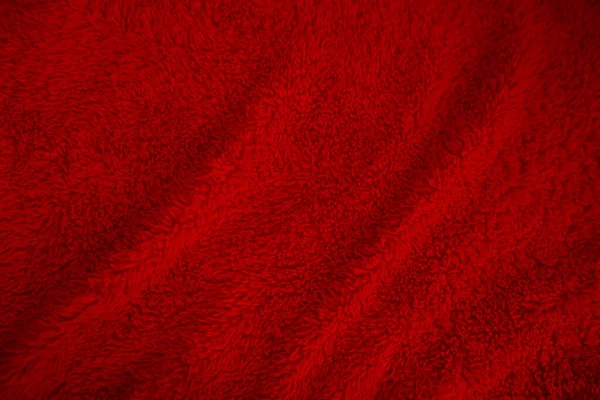 Red Clean Wool Texture Background Light Natural Sheep Wool Red — Zdjęcie stockowe