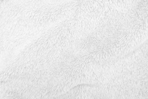 White Clean Wool Texture Background Light Natural Sheep Wool White — Fotografia de Stock