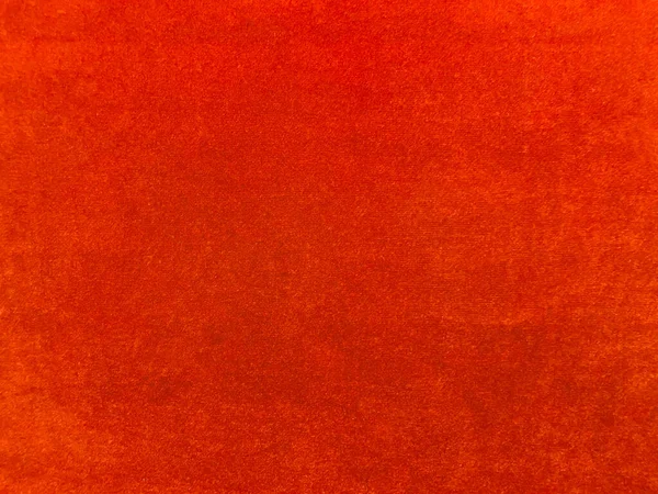 Orange Velvet Fabric Texture Used Background Empty Orange Fabric Background — 스톡 사진