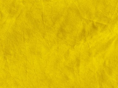 Yellow velvet fabric texture used as background. Empty yellow fabric background of soft and smooth textile material. There is space for text...	