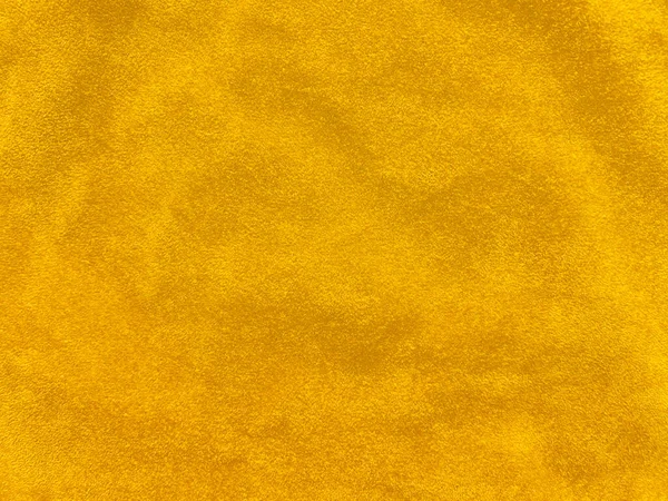 Texture Tissu Velours Jaune Utilisé Comme Fond Fond Tissu Jaune — Photo