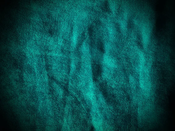 Dark Green Old Velvet Fabric Texture Used Background Empty Green — 스톡 사진