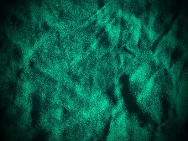 Dark Green Old Velvet Fabric Texture Used Background Empty Green — 스톡 사진