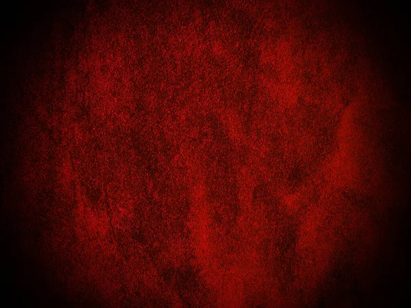 深红色天鹅绒面料用作背景 柔软而光滑的纺织材料的空旷的深红色面料背景 文本是有空间的 — 图库照片