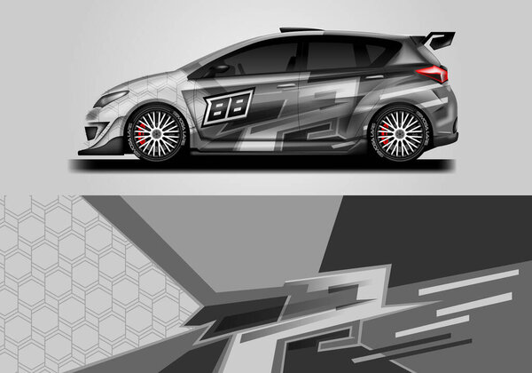 Car Wrap Design Vector Ready Print And Editable