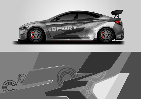 Car Wrap Vector Design Ready Print And Editable