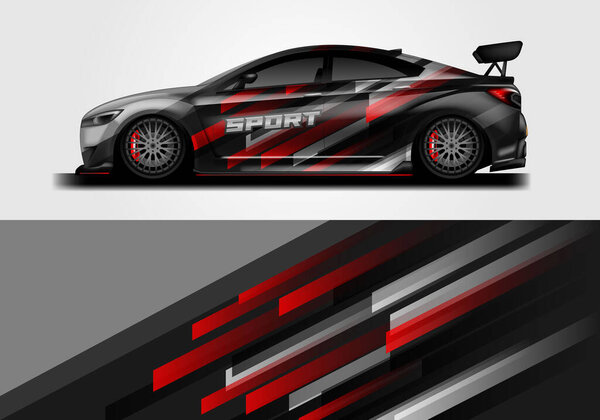 Car Wrap Vector Design Ready Print And Editable