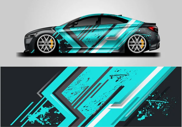 Auto Wrap Design Vektor Lackierung Hintergrund — Stockvektor