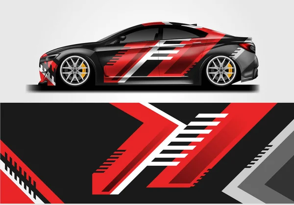 Car Wrap Design Sport Background Vector — 스톡 벡터