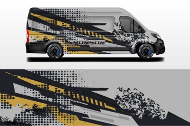 Van Wrap Tasarım Vektörü