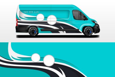 Van Wrap Tasarım Vektörü