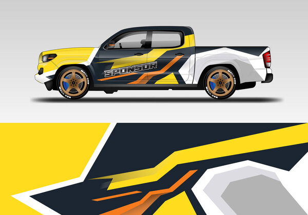 car wrap design vector livery background