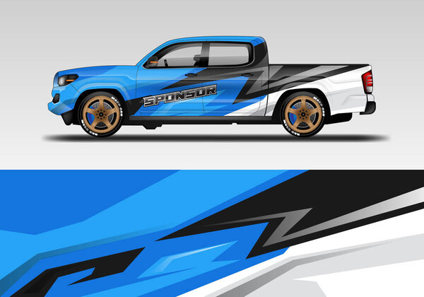 car wrap design vector livery background