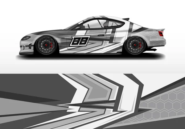 자동차 디자인 Vector Graphic Abstract Stripe Racing Background Vehicle Race — 스톡 벡터