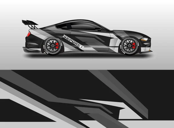 Car Wrap Design Vektor Für Fahrzeug — Stockvektor