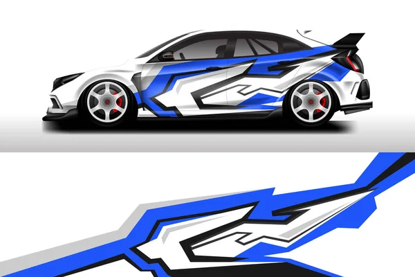 Αυτοκίνητο Race Wrap Design Διάνυσμα — Διανυσματικό Αρχείο