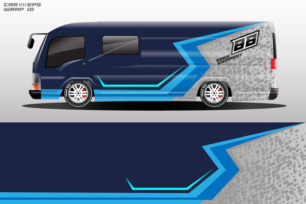 Car Wrap Design Vector Ready Print