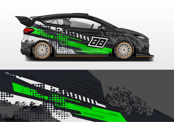 Car Wrap Design Vector Ready Print