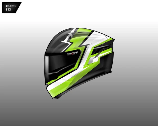 Capacete Wrap Design Vector —  Vetores de Stock