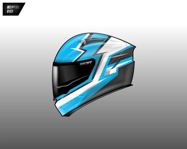 Vector Diseño Envoltura Casco — Vector de stock