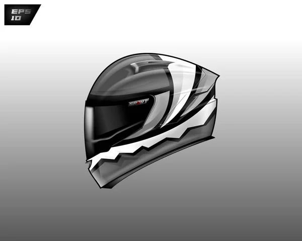Helmet Wrap Design Vector — Stock Vector