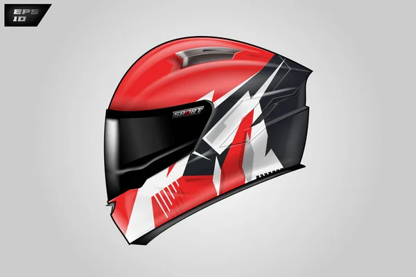 Capacete Wrap Design Vector —  Vetores de Stock