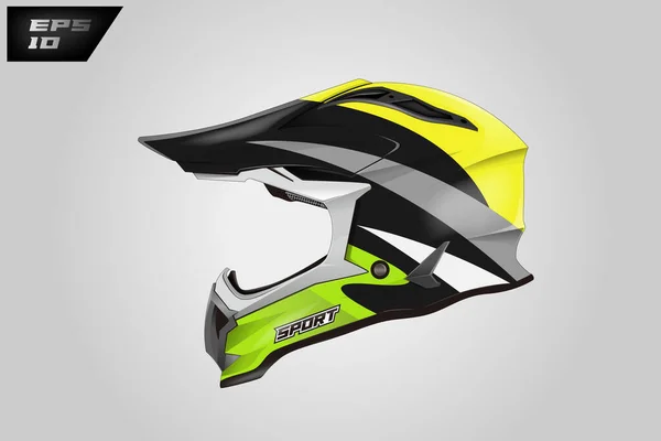 Helmet Wrap Design Vector — Stock Vector