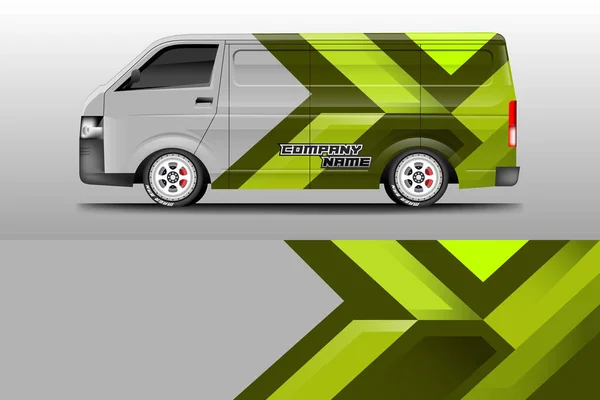 Auto Yritys Wrap Design Vektori — vektorikuva