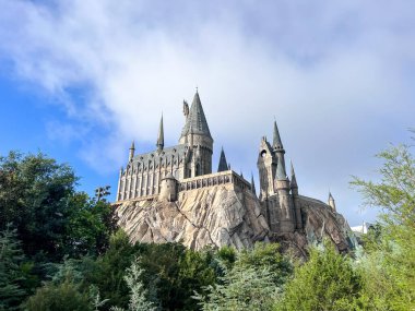 Universal Park, Orlando, Florida 'daki Adaları. Harry Potter 'ın Kalesi.